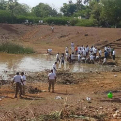 Jal Shakti  Abhiyan : Restoration of Ponds by  ESMs at  ZSWO in Aug 2019