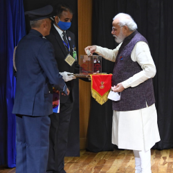 Hon'ble Prime Minister honouring the Contributors to AFFDF.