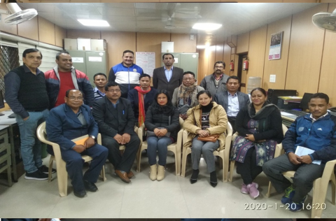 केएसबी सचिवालय, नई दिल्ली में पूर्वोत्तर राज्यों के आरएसबी/जेडएसबी के कर्मचारियों के लिए प्रशिक्षण कार्यक्रम (20-24 जनवरी 2020) के प्रतिभागी। केएसबी सचिवालय, नई दिल्ली में पूर्वोत्तर राज्यों के आरएसबी/जेडएसबी के कर्मचारियों के लिए प्रशिक्षण कार्यक्रम (20-24 जनवरी 2020) के प्रतिभागी।