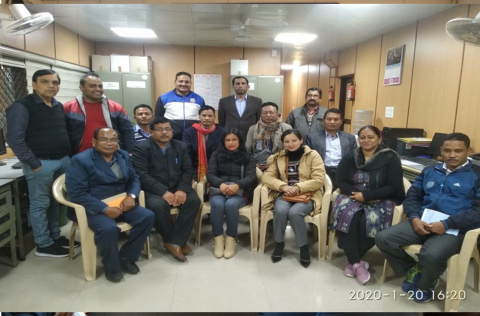 Participants of the training programme (20-24 Jan 2020) for staff of RSBs/ZSBs of NE States at KSB Sectt, New Delhi.