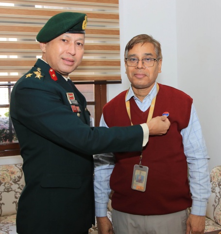 Pinning Ceremony on Armed Forces Flag Day Fund, 2025