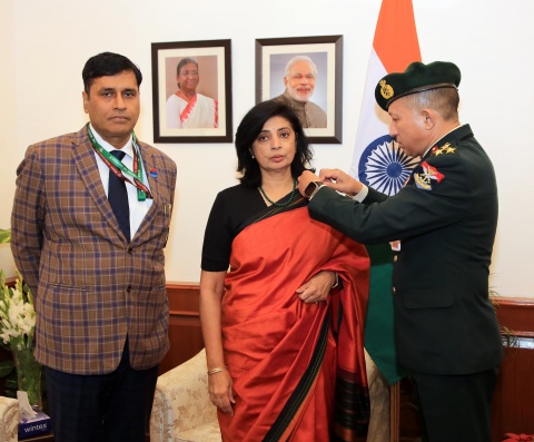 Pinning Ceremony on Armed Forces Flag Day Fund, 2025